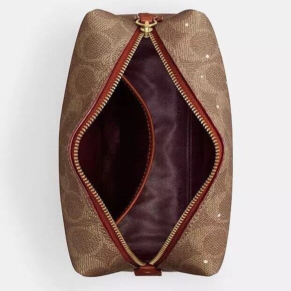 NWT Limited COACH Rexy and Snowman Cosmetic Pouch Case CY304 - Picture 3 of 10